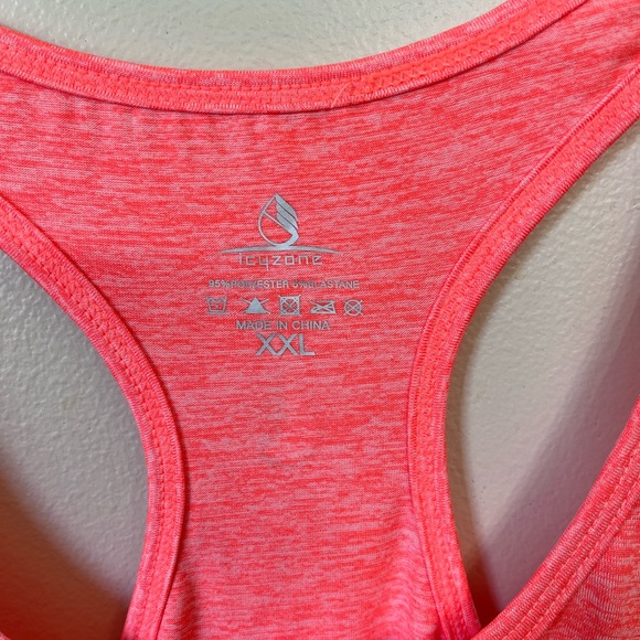 IcyZone Vibrant Athletic Women's Tank Tops - Gray, Coral, Black - Picture 7 of 10